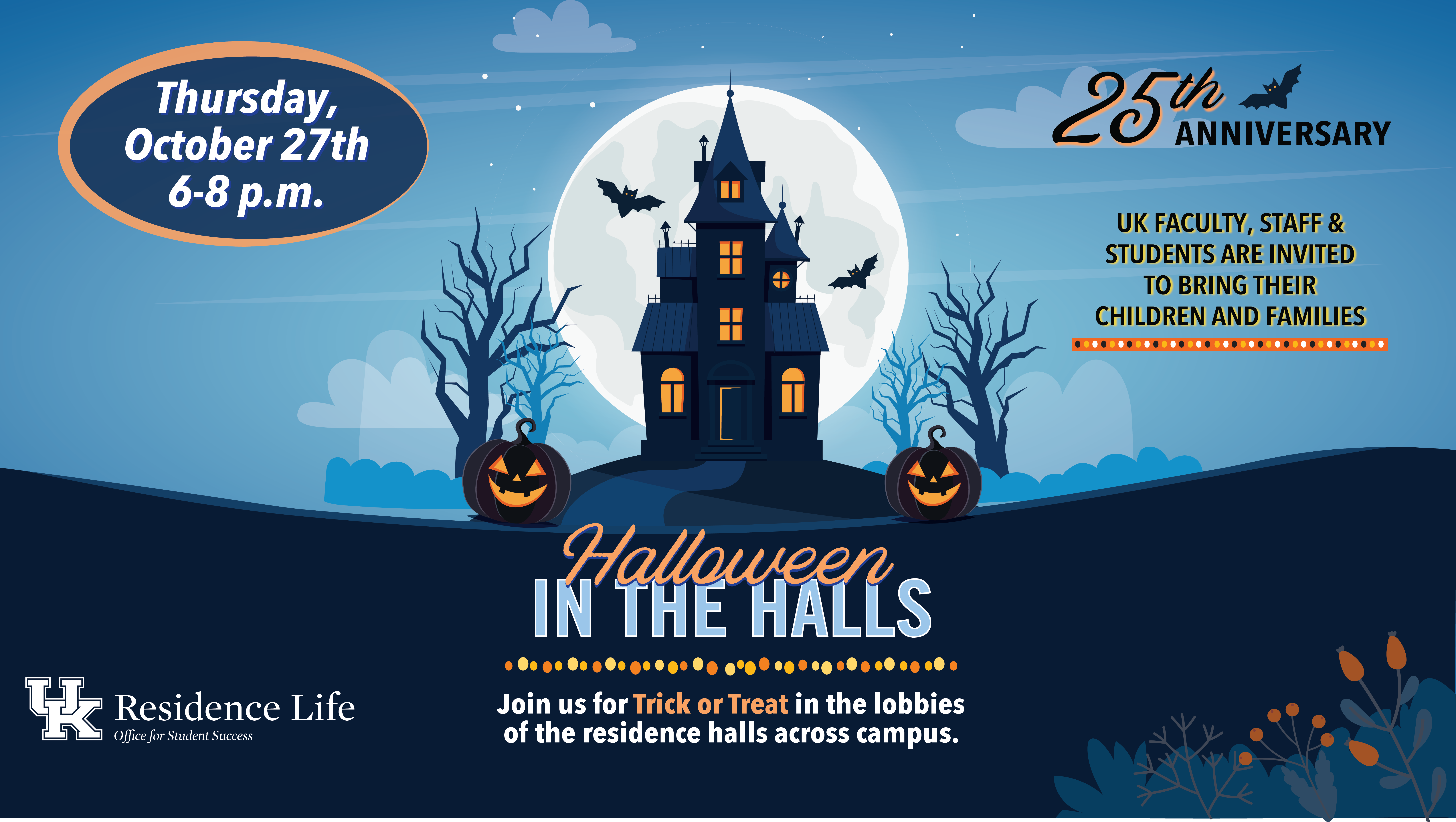 halloween in the hall graphic