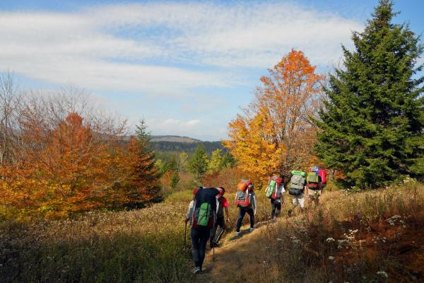 Back Packing Fall Colors