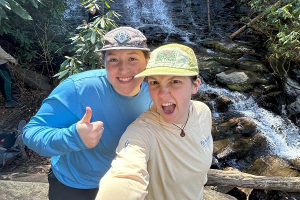 Outdoor Adventure Leaders Nora and Leah