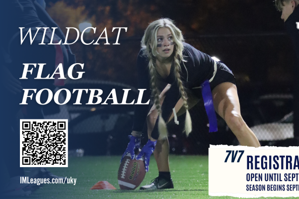 Flag Football Registration Flyer with Intramural Participant