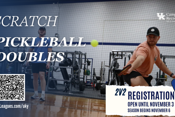 Pickleball doubles for intramural sports