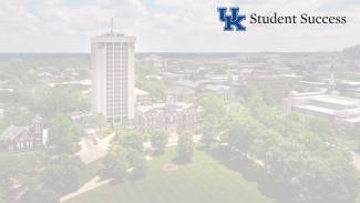 Student Success Zoom background - campus overview (light)