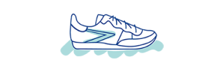 Icon of tennis shoe