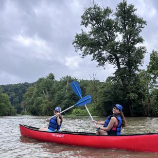 Canoeing with Outdoor Adventures