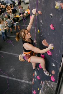 Climber in Competition Spring 2025