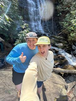 Outdoor Adventure Leaders Nora and Leah