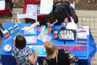 LGBTQ Wellapalooza Table
