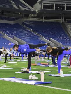 Yoga at Kroger