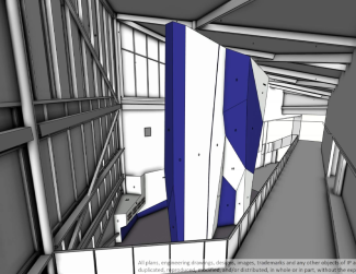 Climbing Wall Rendering 