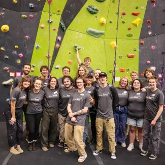 Climbing Wall Competition Crew