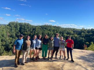Leah hiking with adventure trips