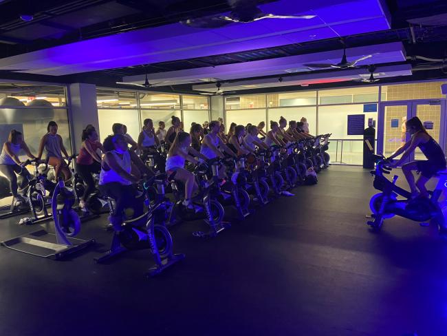 Glow Cycling Class