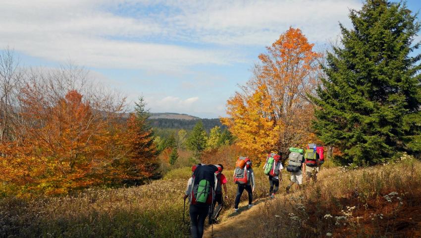 Back Packing Fall Colors