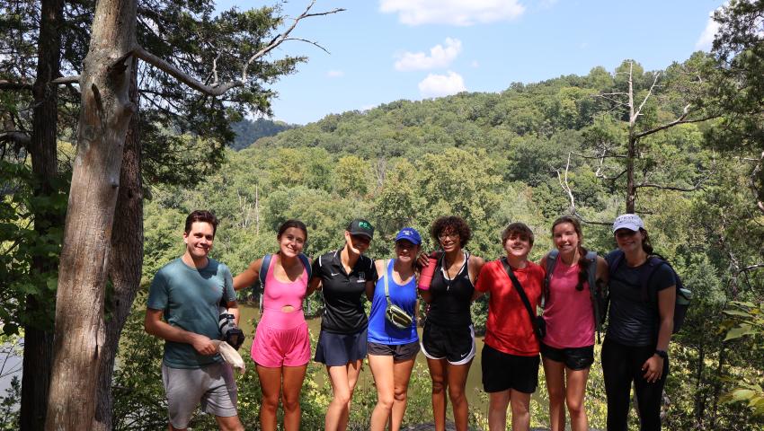 Hiking at Raven's Run