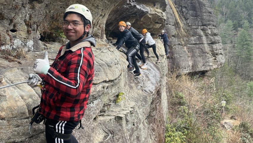 Via Ferrata Rock Climbing