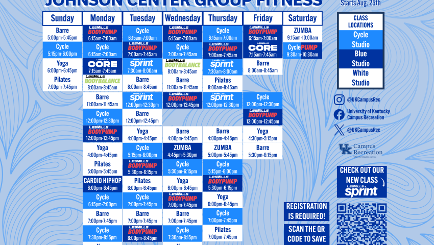 JC Group Fit Schedule