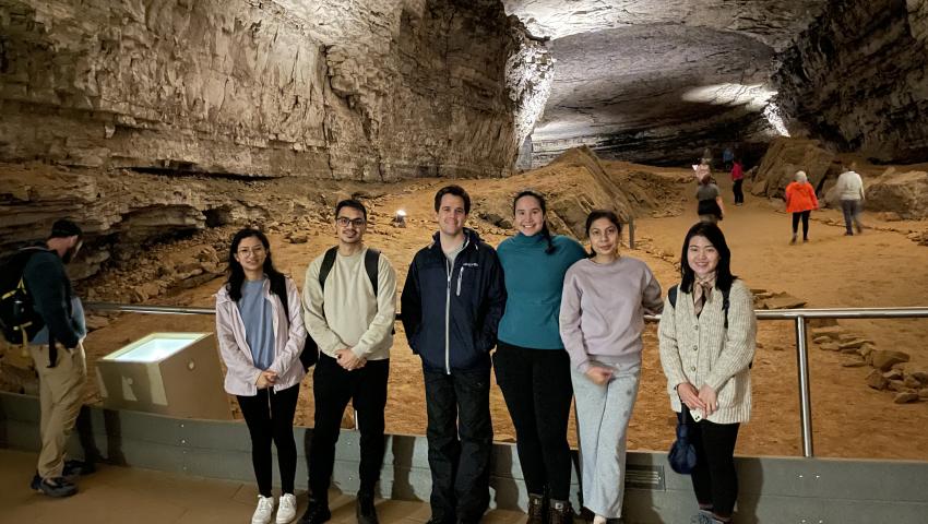 UK students at Mammoth Cave NP