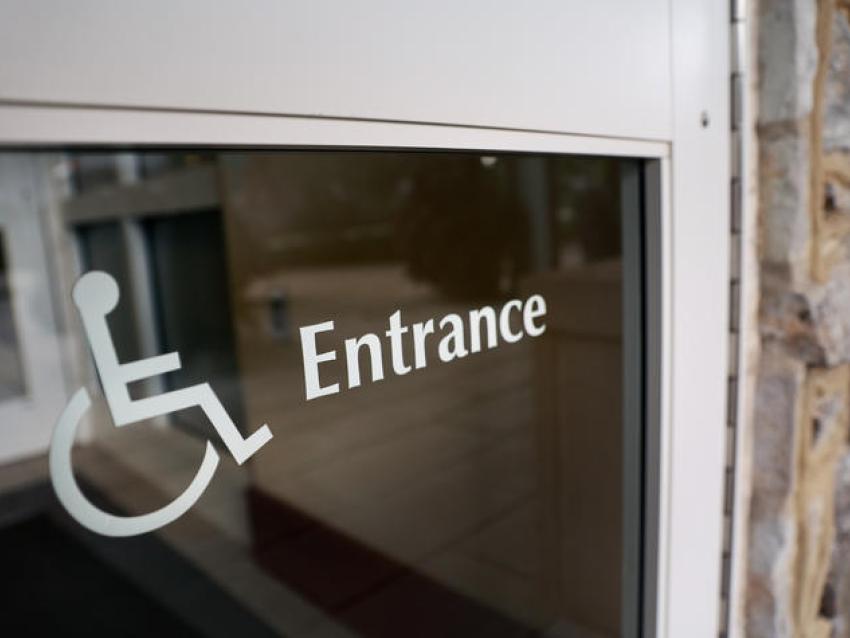 UK Disability Resource Center: handicapped entrance image