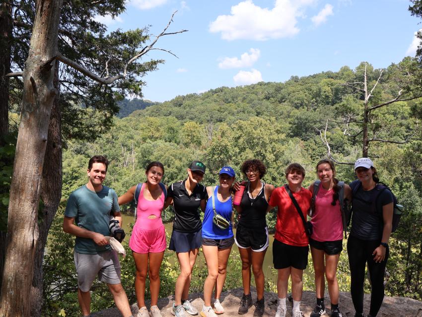 Hiking at Raven's Run