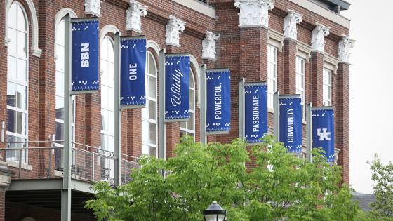 Banners on Main Building