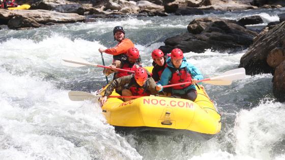 White water rafting