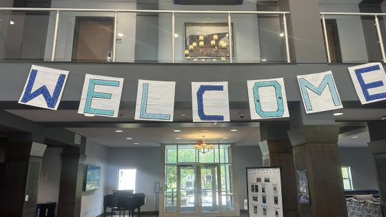 Fall 25 Donovan Johnson Welcome Banner for Move-in