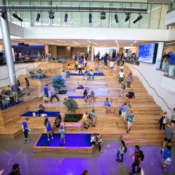 The Social Stairs in the Gatton Student Center