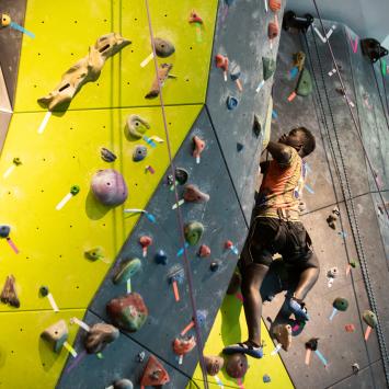 climbing wall 