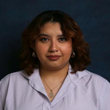 Student headshot in white shirt 